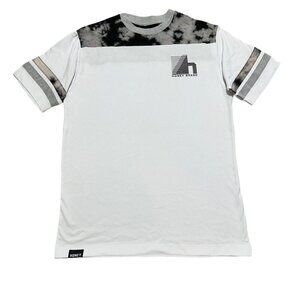 Honey Brand Co. Mens Size M White Tie Dye Detail T-Shirt‎ Tee Skater Brand